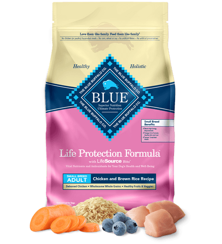 Blue Buffalo Life Protection Small Breed Dog Food, Chicken And Brown Rice, 15 Lb