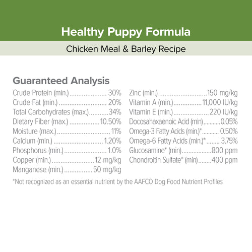 Kent Blue Seal EnTrust® Healthy Puppy Formula Chicken Meal & Barley Recipe Dog Food